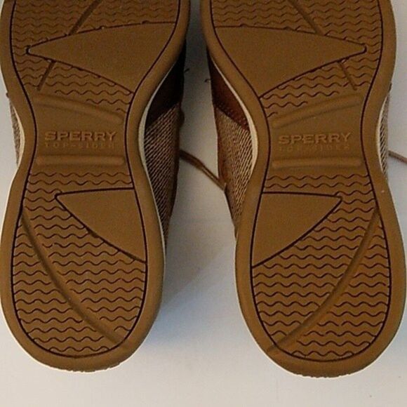 Sperry Size 6M Size 6 Medium Top Sliders Boat Slip On Shoes Leather - Picture 10 of 11